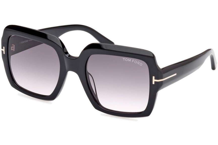 Sluneční brýle Tom Ford Kaya FT1082 01B Squared Černé