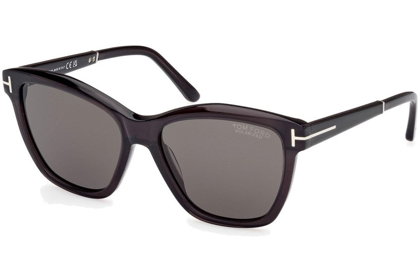 Sluneční brýle Tom Ford Lucia FT1087 05D Polarized Squared Černé