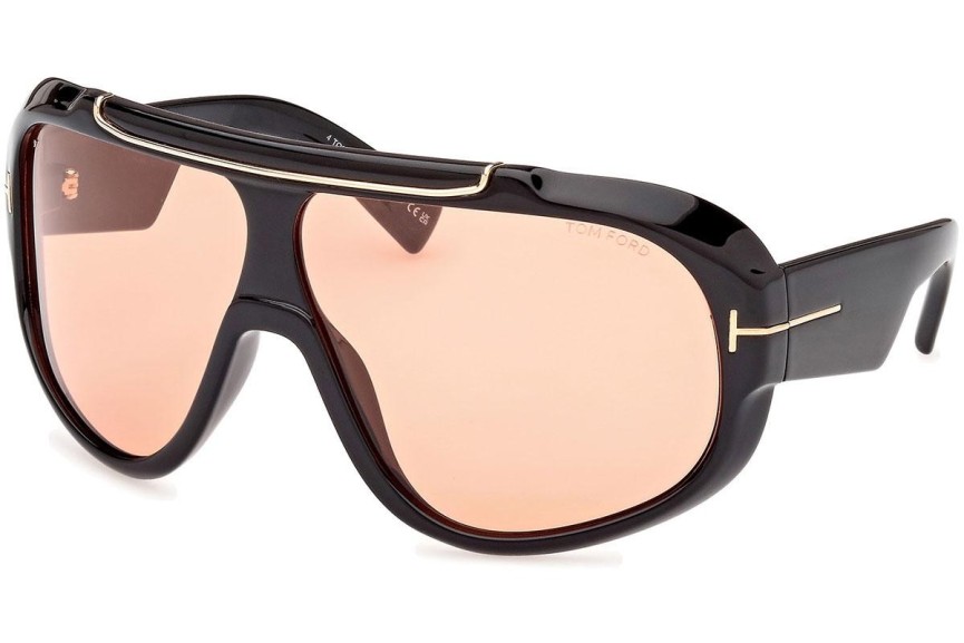 Sluneční brýle Tom Ford Rellen FT1093 01E Squared Černé