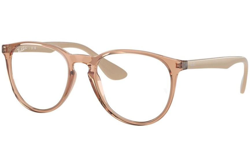 Brýle Ray-Ban Erika RX7046 8339 Squared Hnědé