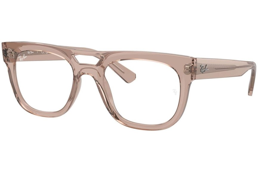 Brýle Ray-Ban Phil RX7226 8317 Squared Hnědé