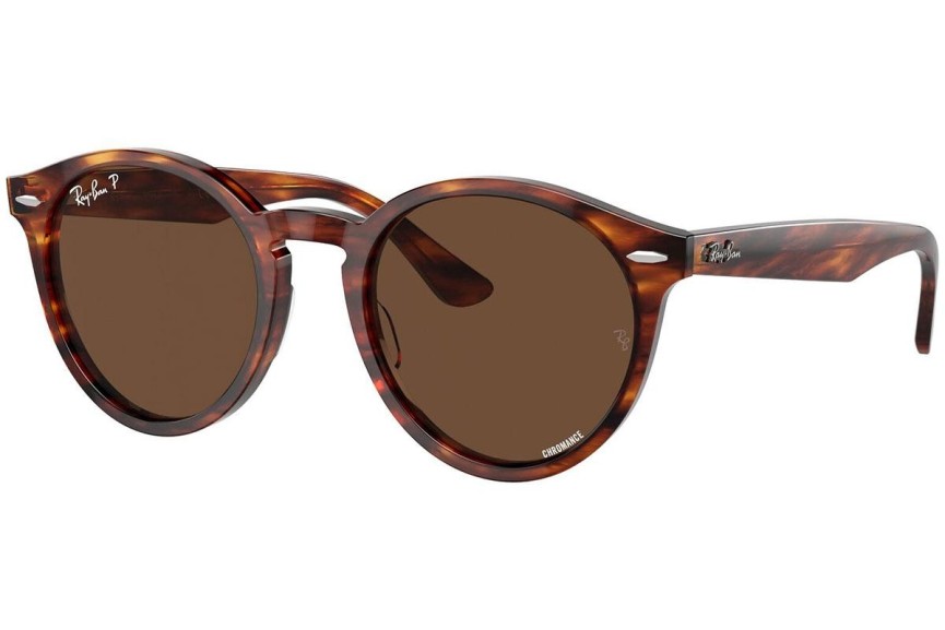 Sluneční brýle Ray-Ban Larry RB7680S 954/AN Polarized Okrouhlé Havana