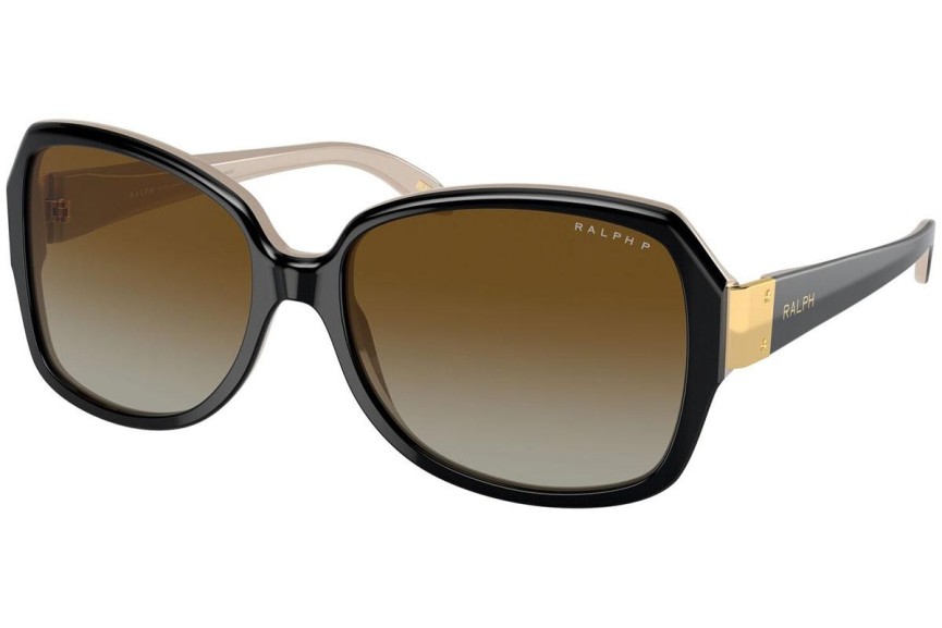 Sluneční brýle Ralph by Ralph Lauren RA5138 6123T3 Polarized Oversize Černé