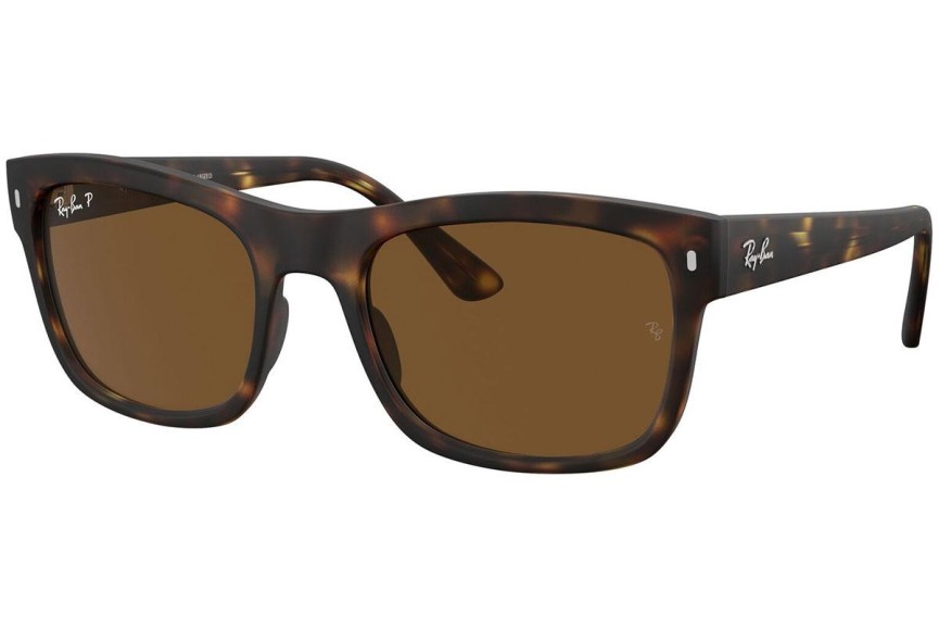 Sluneční brýle Ray-Ban RB4428 894/57 Polarized Squared Havana