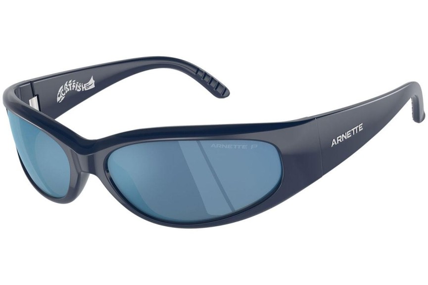 Sluneční brýle Arnette Catfish AN4302 275422 Polarized Obdélníkové Modré