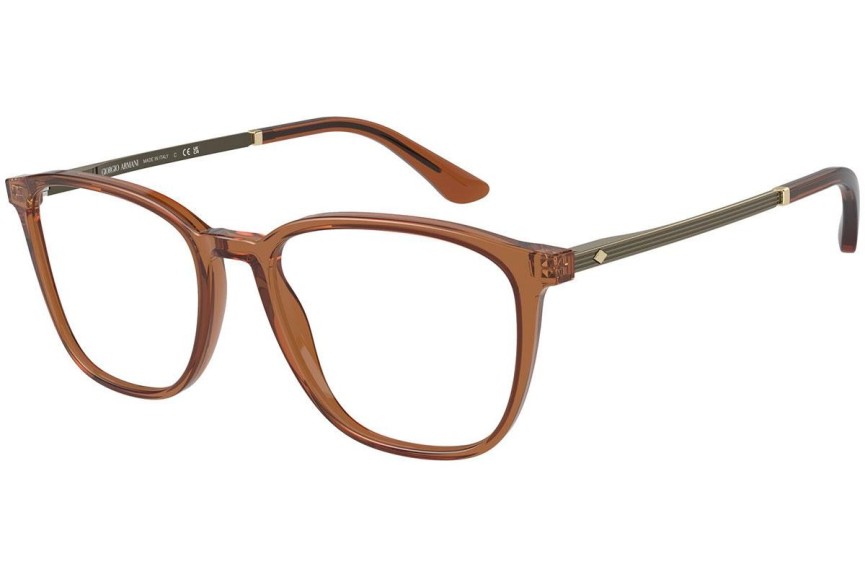 Brýle Giorgio Armani AR7250 6046 Squared Hnědé