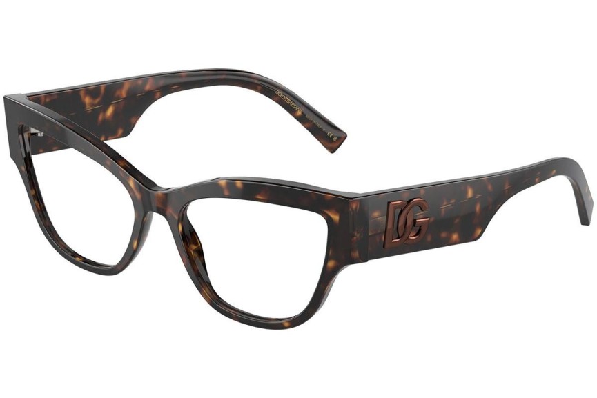 Brýle Dolce & Gabbana DG3378 502 Cat Eye Havana