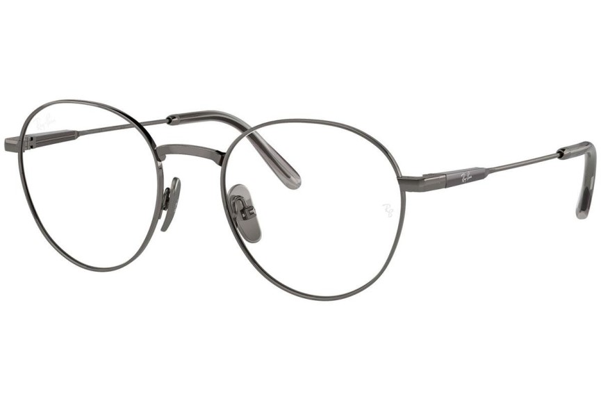 Brýle Ray-Ban David Titanium RX8782 1000 Okrouhlé Šedé