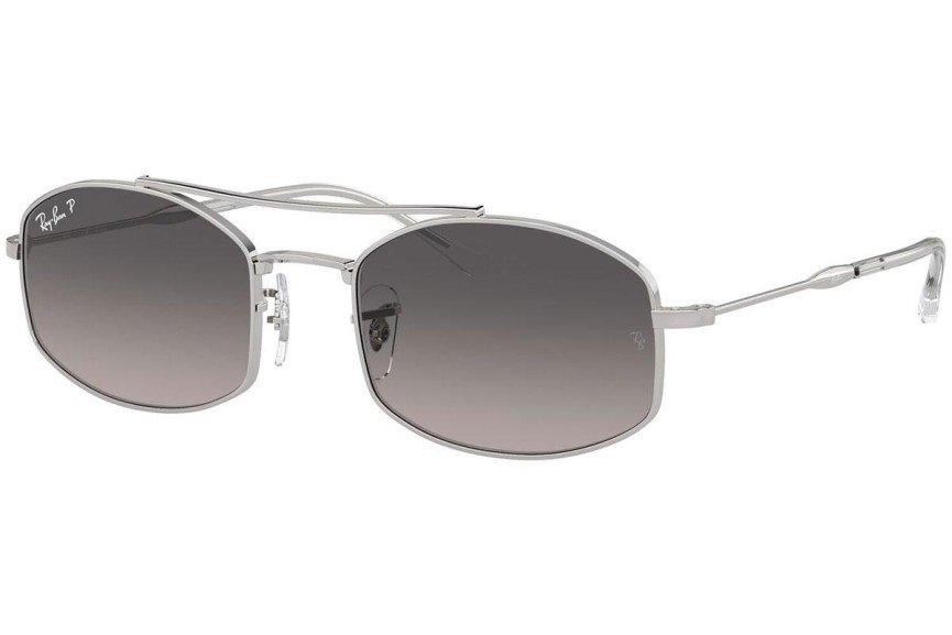 Sluneční brýle Ray-Ban RB3719 003/M3 Polarized Speciální Stříbrné