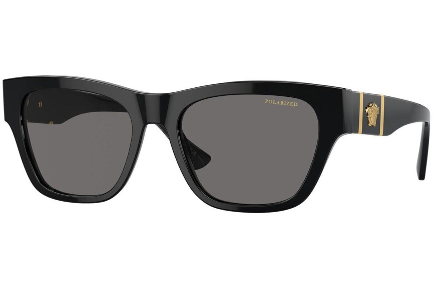 Sluneční brýle Versace VE4457 GB1/81 Polarized Squared Černé