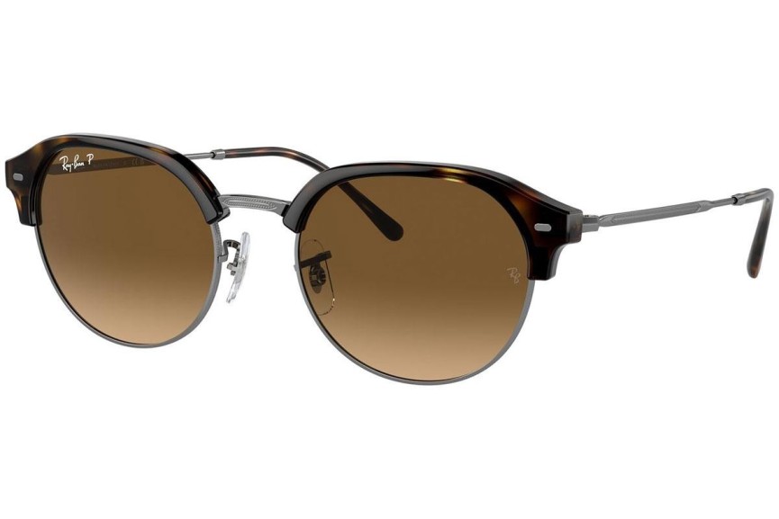 Sluneční brýle Ray-Ban RB4429 710/M2 Polarized Oválné Havana