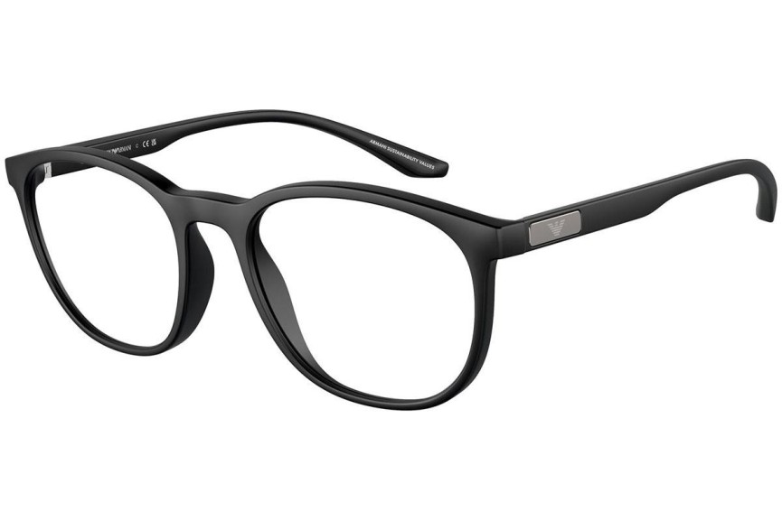 Brýle Emporio Armani EA3229 5001 Okrouhlé Černé