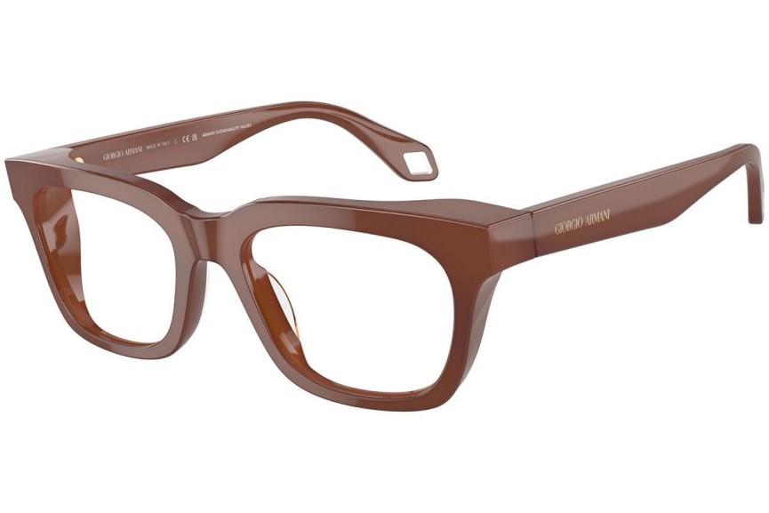 Brýle Giorgio Armani AR7247U 6042 Squared Červené