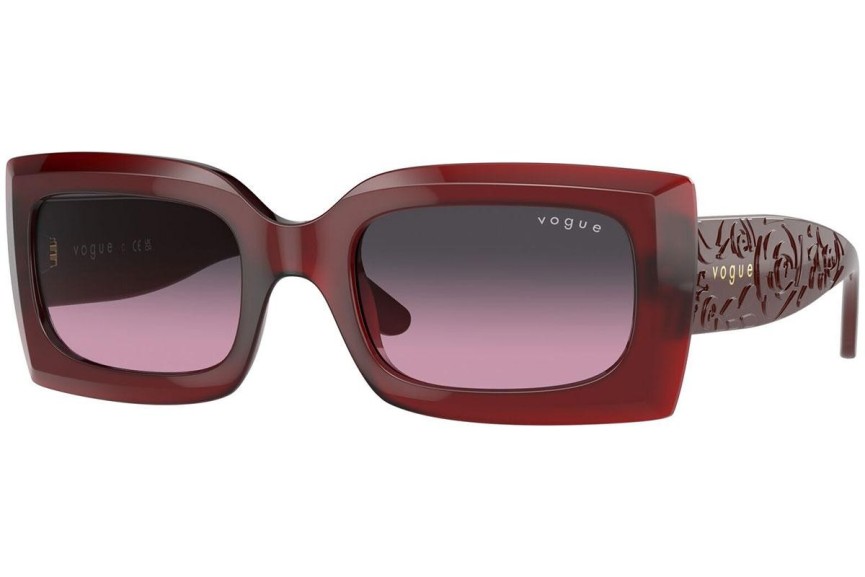 Sluneční brýle Vogue Eyewear VO5526S 309490 Obdélníkové Červené