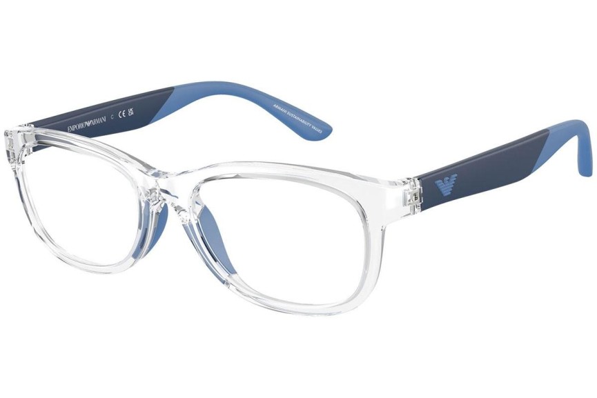 Brýle Emporio Armani EK3001 5893 Squared Průhledné