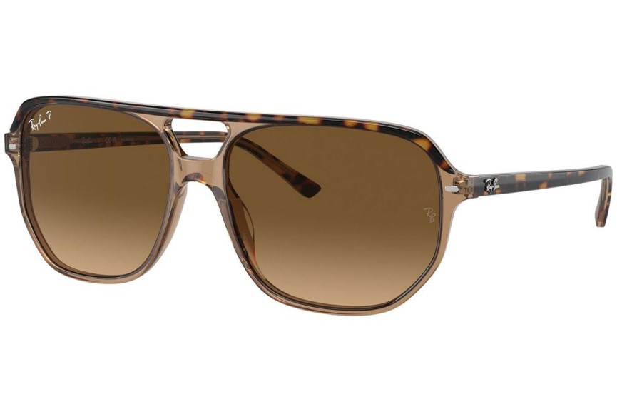 Sluneční brýle Ray-Ban RB2205 1292M2 Polarized Pilot Hnědé