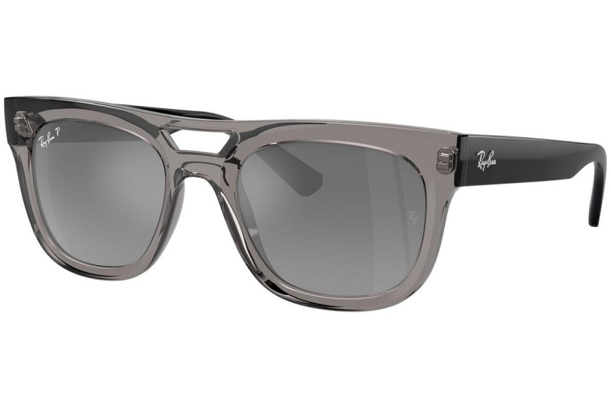 Sluneční brýle Ray-Ban RB4426 672582 Polarized Squared Šedé