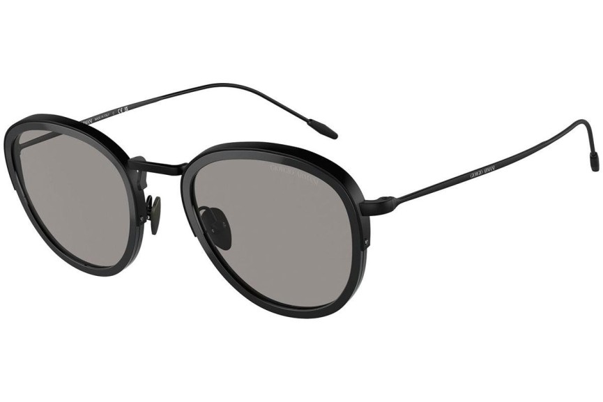 Sluneční brýle Giorgio Armani AR6068 3001M3 Okrouhlé Černé