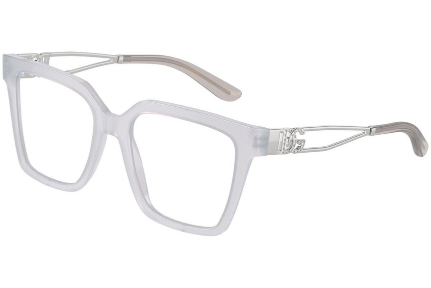 Brýle Dolce & Gabbana DG3376B 3420 Squared Stříbrné