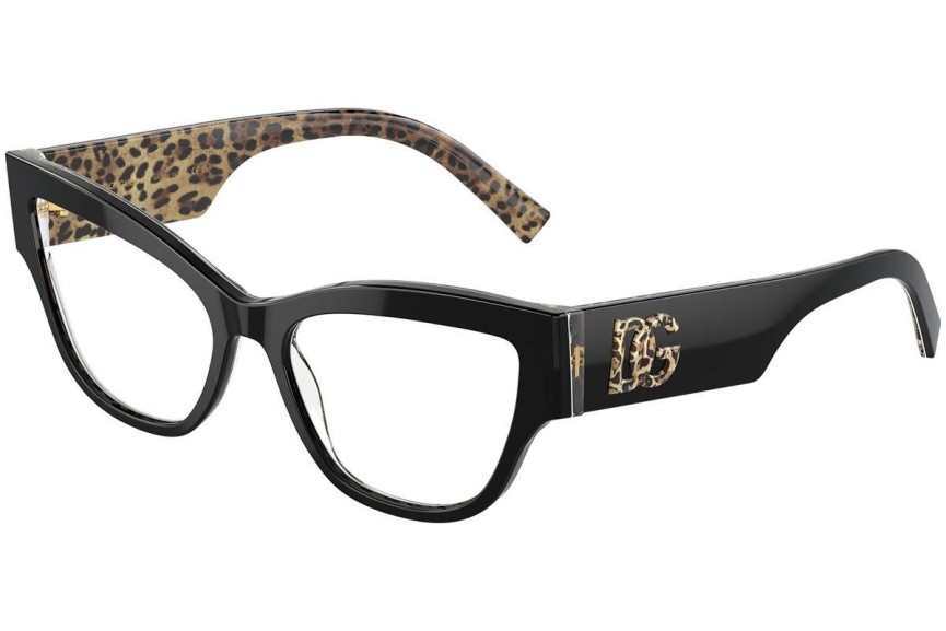 Brýle Dolce & Gabbana DG3378 3299 Cat Eye Černé