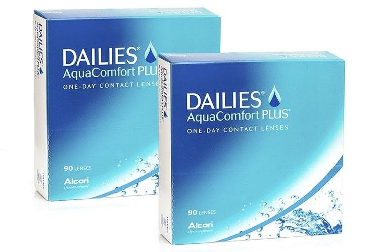 Denní Dailies AquaComfort Plus (180 čoček)
