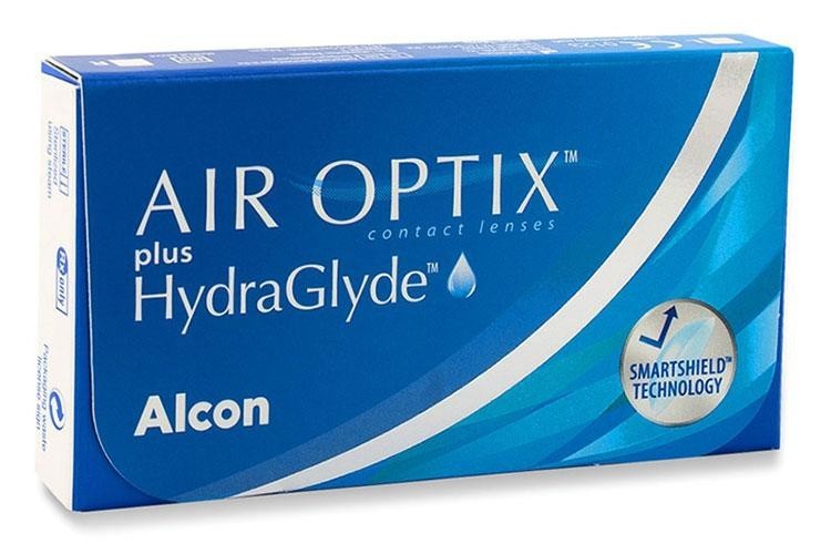 Kontaktní čočky Měsíční Air Optix plus HydraGlyde (3 čočky)