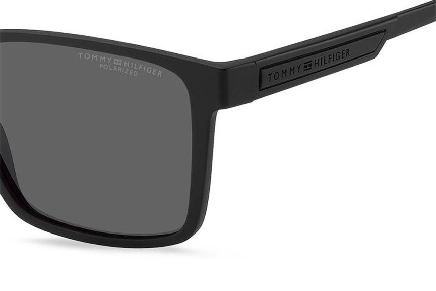 Sluneční brýle Tommy Hilfiger TH2088/S 003/M9 Polarized Obdélníkové Černé