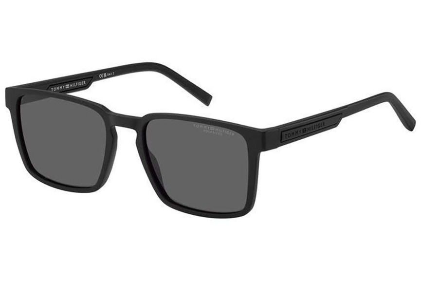 Sluneční brýle Tommy Hilfiger TH2088/S 003/M9 Polarized Obdélníkové Černé