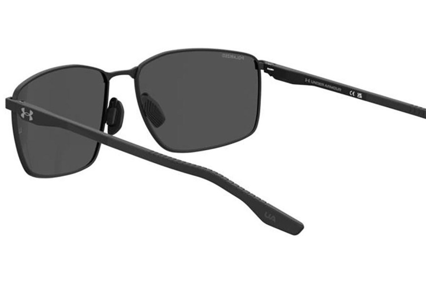 Sluneční brýle Under Armour UAFOCUSED/G 003/M9 Polarized Obdélníkové Černé