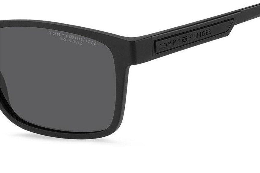 Sluneční brýle Tommy Hilfiger TH2089/S 003/M9 Polarized Obdélníkové Černé