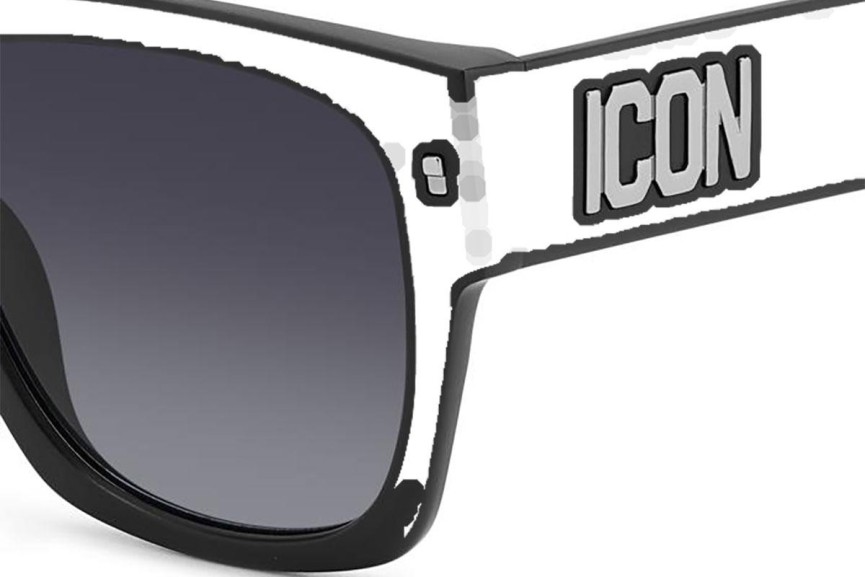 Sluneční brýle Dsquared2 ICON0004/S P5I/9O Squared Černé