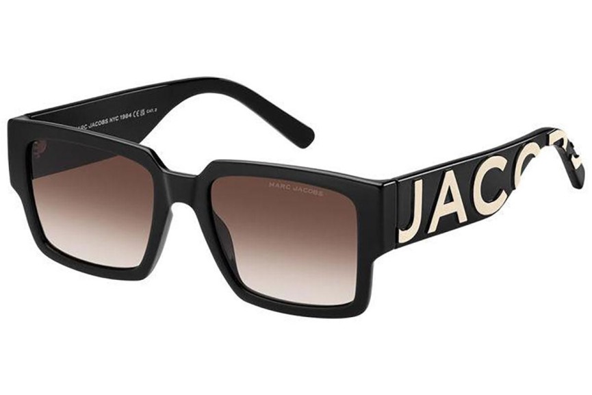 Sluneční brýle Marc Jacobs MARC739/S 80S/HA Obdélníkové Černé