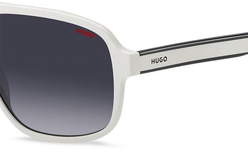 Sluneční brýle HUGO HG1296/S HYM/9O Flat Top Bílé