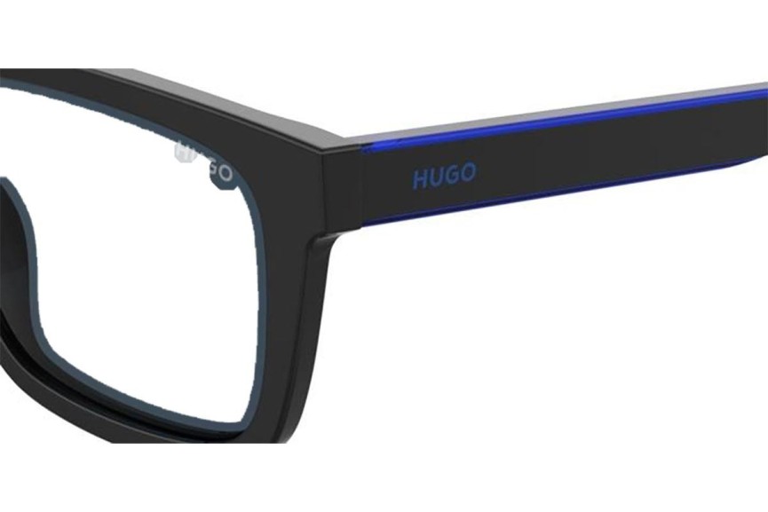 Sluneční brýle HUGO HG1297/S D51/KU Flat Top Černé