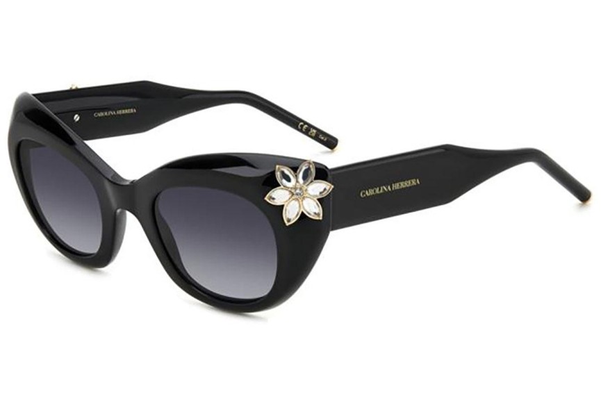 Sluneční brýle Carolina Herrera HER0215/S 807/9O Cat Eye Černé