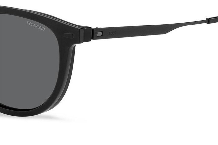 Brýle BOSS BOSS1640/CS SUB/M9 Polarized Squared Černé