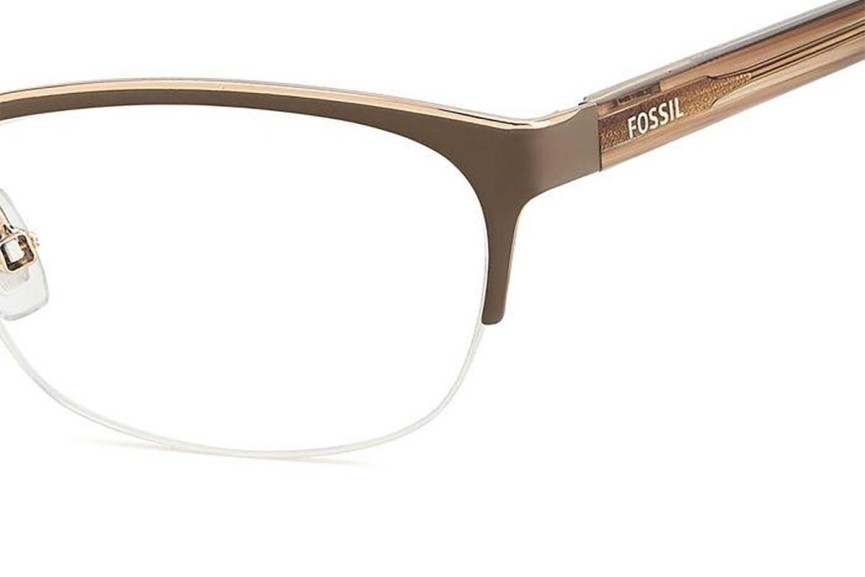 Brýle Fossil FOS7171/G TUI Cat Eye Hnědé