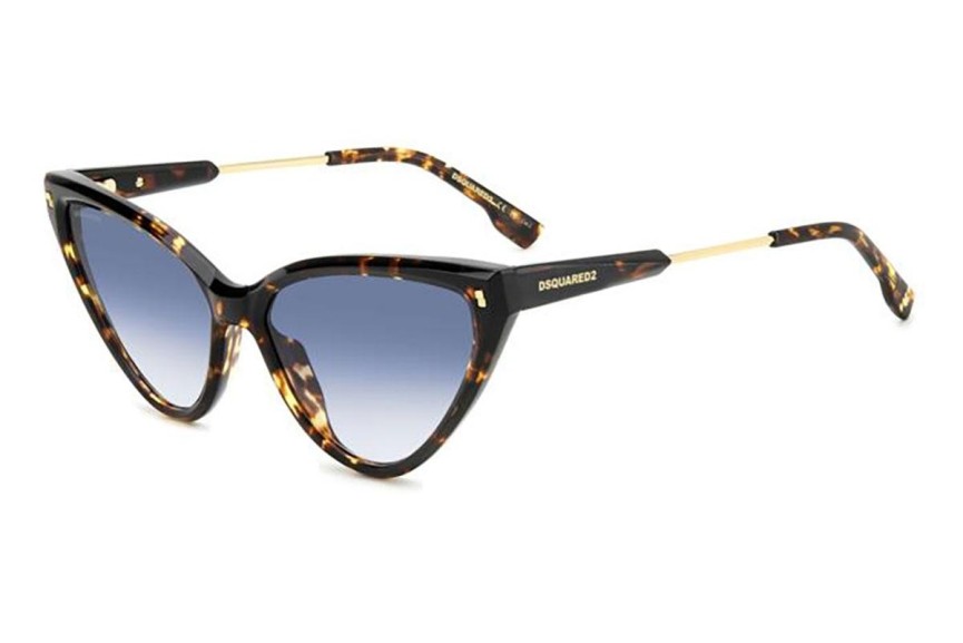 Sluneční brýle Dsquared2 D20134/S 086/08 Cat Eye Havana