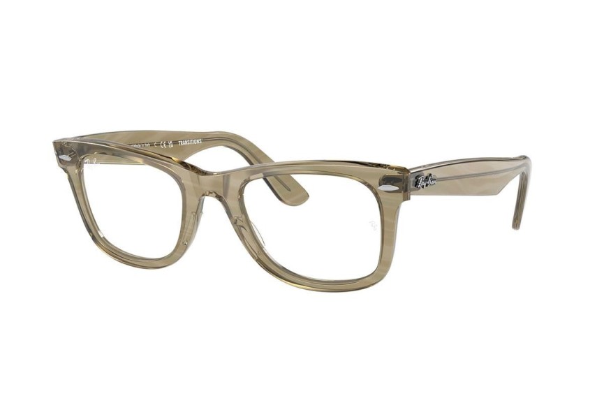 Sluneční brýle Ray-Ban Wayfarer Change Collection RB2140 1387GG Squared Hnědé