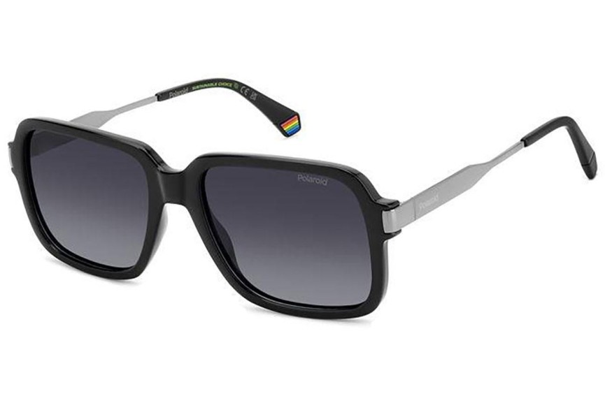 Sluneční brýle Polaroid PLD6220/S/X 807/WJ Polarized Obdélníkové Černé