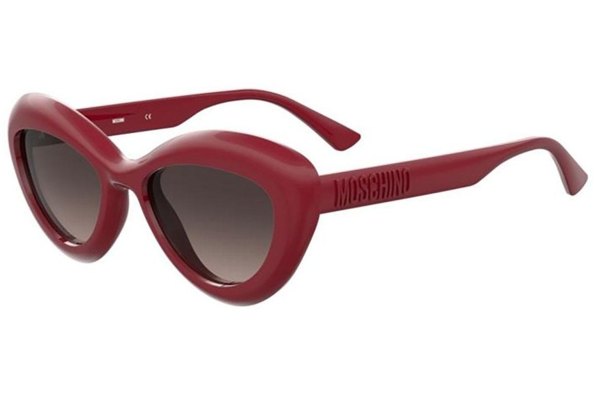 Sluneční brýle Moschino MOS163/S C9A/HA Cat Eye Červené