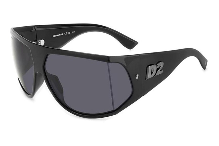 Sluneční brýle Dsquared2 D20124/S ANS/IR Flat Top Černé