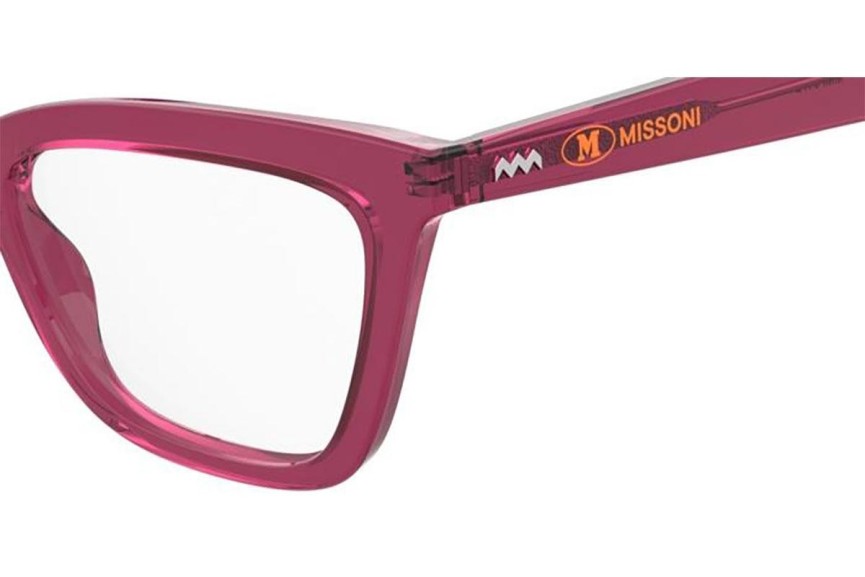 Brýle M Missoni MMI0172 8CQ Obdélníkové Červené