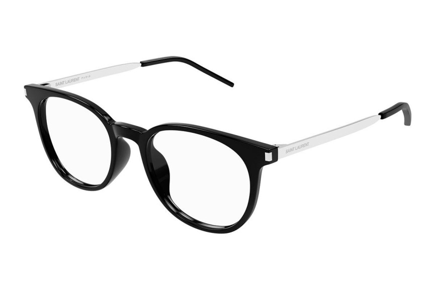 Brýle Saint Laurent SL683/F 001 Okrouhlé Černé