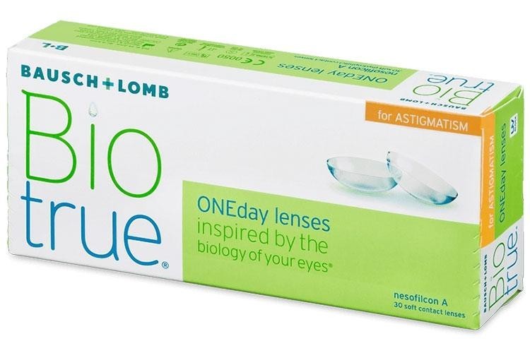 Kontaktní čočky Denní Biotrue ONE Day for Astigmatism (30 čoček)