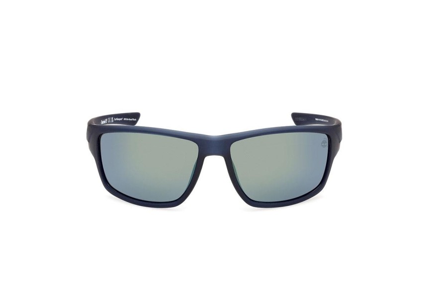 Sluneční brýle Timberland TB00003 91D Polarized Obdélníkové Modré