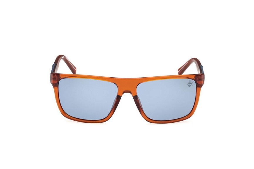 Sluneční brýle Timberland TB00005 47D Polarized Squared Hnědé