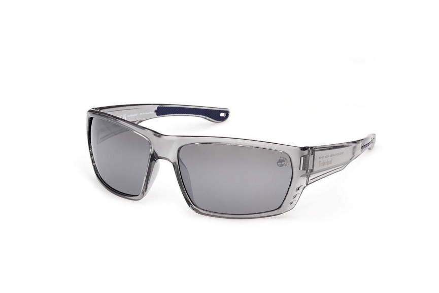 Sluneční brýle Timberland TB00002 20D Polarized Obdélníkové Šedé