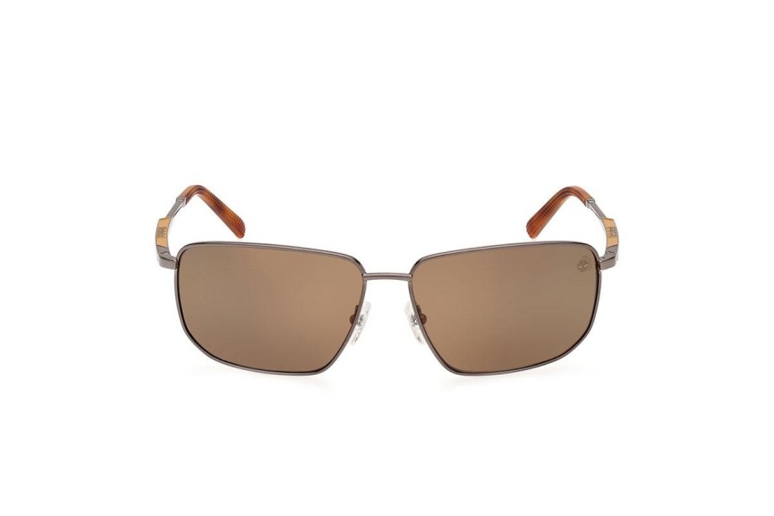 Sluneční brýle Timberland TB00010 06H Polarized Obdélníkové Šedé