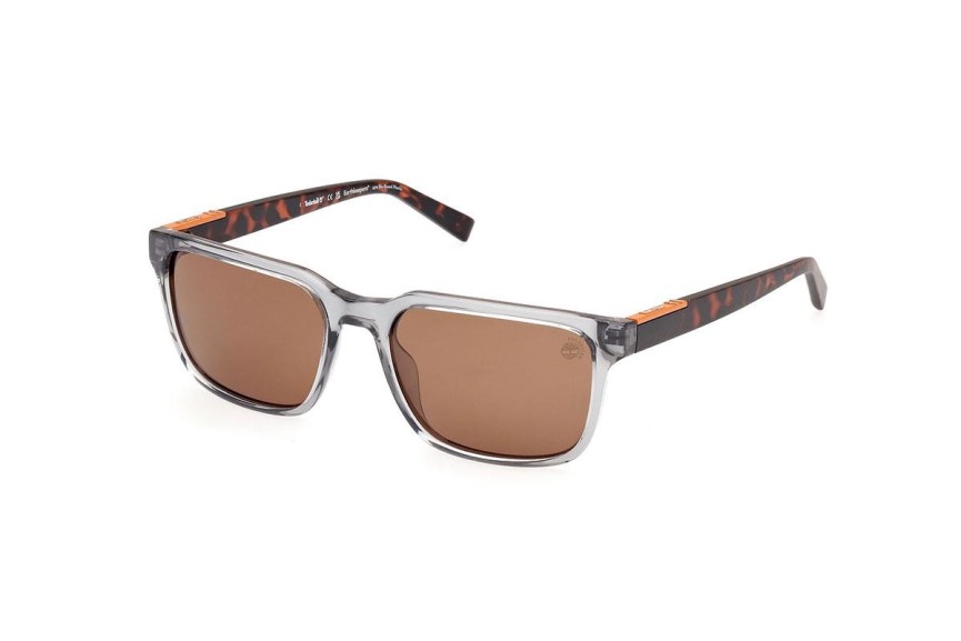 Sluneční brýle Timberland TB00008 20H Polarized Squared Šedé